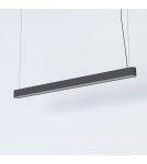 Pendant lamps - Nowodvorski SOFT LED 120X6 Ceiling Pendant Max power 22W LED TUBE T8 Graphite 7525 - product 1