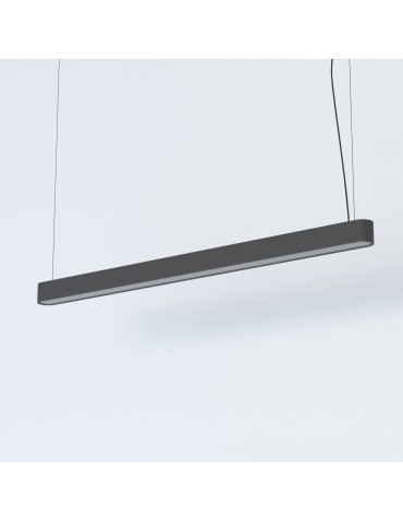Nowodvorski SOFT LED 120X6 Ceiling Pendant Max power 22W LED TUBE T8 Graphite 7525