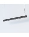 Nowodvorski SOFT LED  120X6 Sufitowa Wisząca Max moc 22W LED TUBE T8  Grafitowy 7525