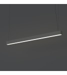 Pendant lamps - Nowodvorski SOFT LED 120X6 Ceiling Pendant Max power 22W LED TUBE T8 Graphite 7525 - product 3