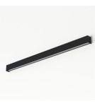 Wall lamps - Nowodvorski STRAIGHT WALL LED L Wall lamp Max power 22W LED TUBE T8 Black 7595 - product 1