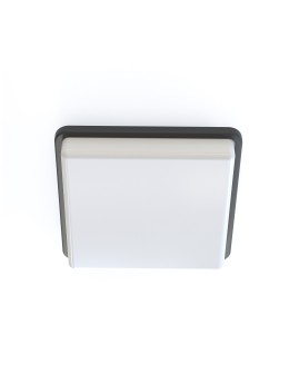 Nowodvorski TAHOE Sufitowa Plafon Max moc 2x15W only LED E27 IP44 Czarny 10038