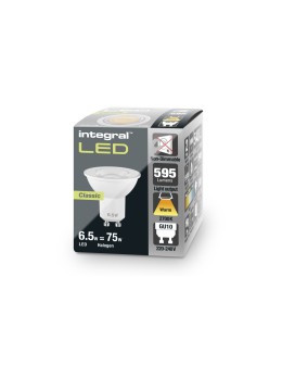 Integral LED GU10 PAR16 6.5W 2700K 595lm ILGU10NC114 - produkt 2
