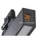 Lamps for 3-phase busbars - Azzardo LINNEA 86 TRACK 3 LINE CCT 36W 2000lm 3000K/4000K/5000K Black Reflector for busbar 3F AZ4567 - product 3