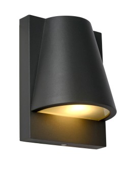 Lucide LIAM Zewnętrzna Ścienna GU10 1x35W IP44 Antracyt Bez Czujnika  29898/01/29
