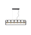 Pendant lamps - Lucide FABIAN Pendant E27 6x40W Black 00425/06/30 - product 1
