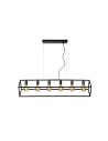 Lucide FABIAN Pendant E27 6x40W Black 00425/06/30