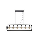 Pendant lamps - Lucide FABIAN Pendant E27 6x40W Black 00425/06/30 - product 2