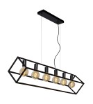 Pendant lamps - Lucide FABIAN Pendant E27 6x40W Black 00425/06/30 - product 6