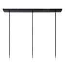 Triple pendant lamps - Lucide MAGIUS Pendant E27 3x40W Light Wood/Black 03429/03/30 - product 3