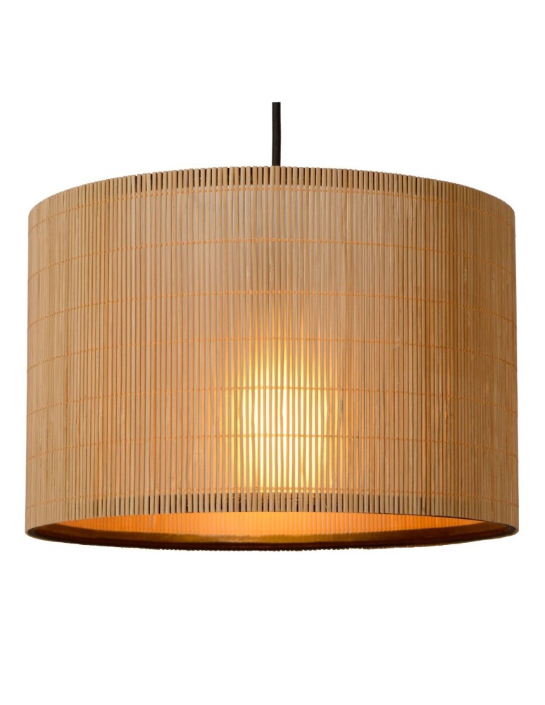 Triple pendant lamps - Lucide MAGIUS Pendant E27 3x40W Light Wood/Black 03429/03/30 - product kolory-swiatla.pl 5