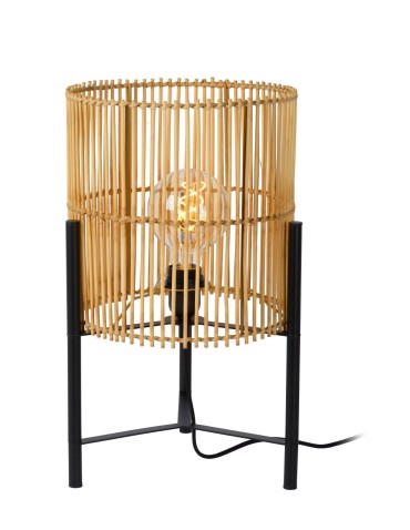 Lucide JANTINE Desk E27 1x40W Light Wood/Black 03540/01/72