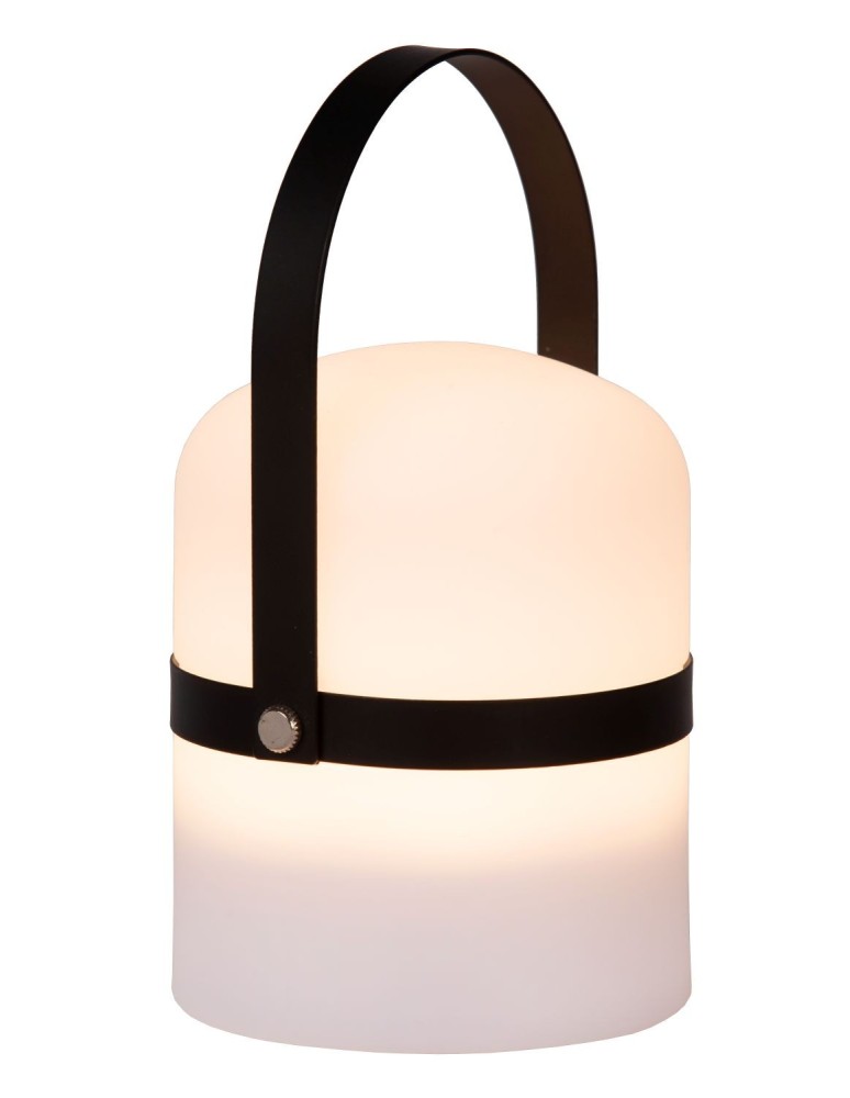 Portable garden lamps - Lucide LITTLE JOE Outdoor LED Desk 1x3W 2800-3200K IP44 White/Black 06802/01/30 - product kolory-swiatla.pl 1