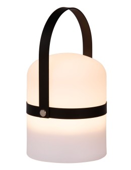 Lucide LITTLE JOE Zewnętrzna Biurkowa LED 1x3W 2800-3200K IP44 Biały/Czarny 06802/01/30