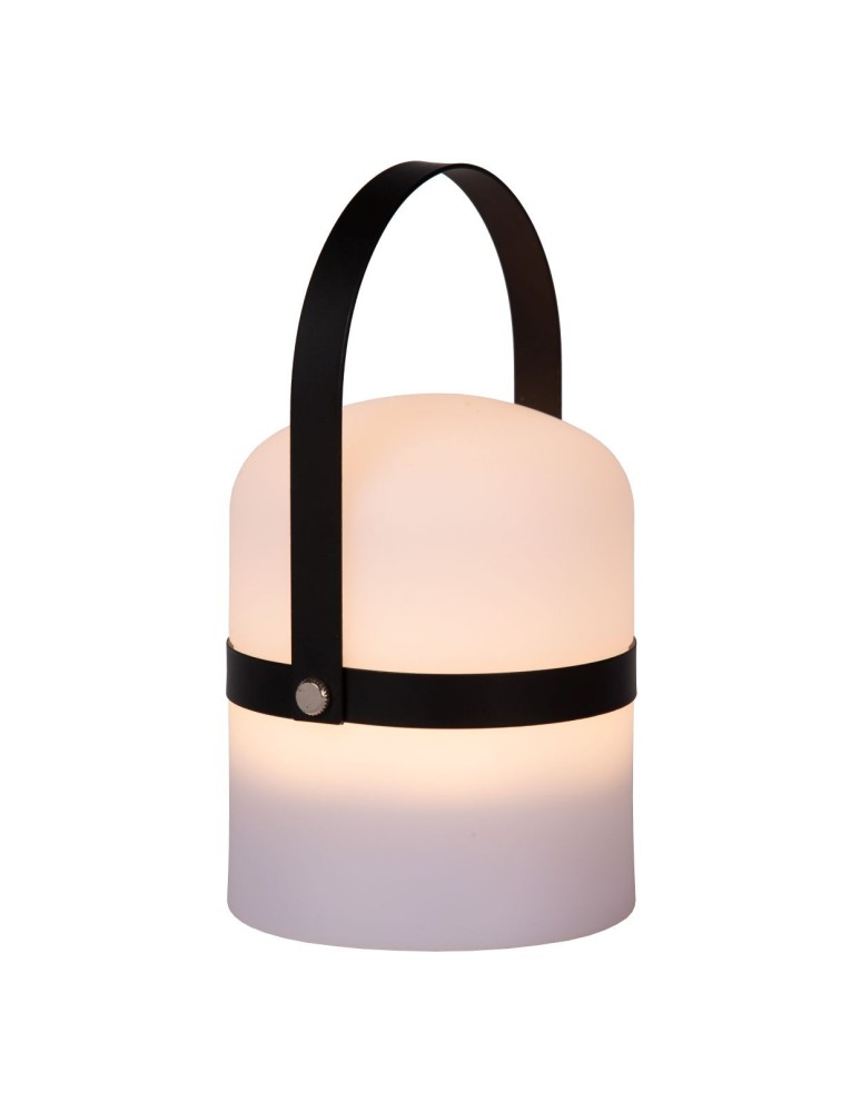 Portable garden lamps - Lucide LITTLE JOE Outdoor LED Desk 1x3W 2800-3200K IP44 White/Black 06802/01/30 - product kolory-swiatla.pl 5