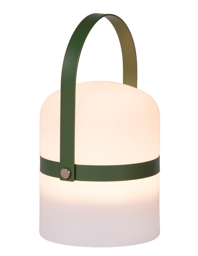 Portable garden lamps - Lucide LITTLE JOE Outdoor LED Desk 1x3W 2800-3200K IP44 White/Green 06802/01/33 - product kolory-swiatla.pl 1