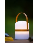Portable garden lamps - Lucide LITTLE JOE Outdoor LED Desk 1x3W 2800-3200K IP44 White/Brown 06802/01/43 - product 4