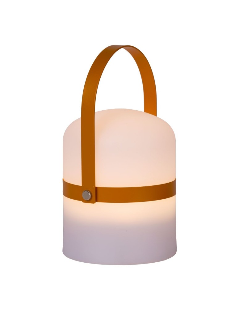 Portable garden lamps - Lucide LITTLE JOE Outdoor LED Desk 1x3W 2800-3200K IP44 White/Brown 06802/01/43 - product kolory-swiatla.pl 5