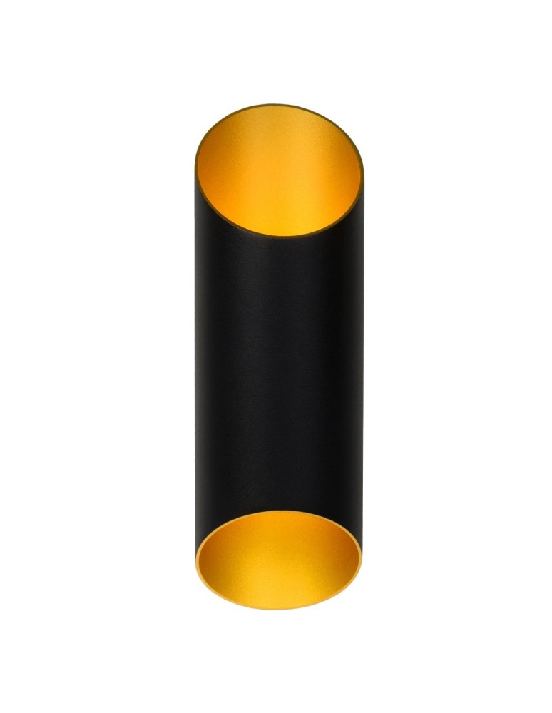Tube wall lamps - Lucide QUIRIJN Wall Mounted G9 1x40W Black/Matte Gold/Brass 09233/01/30 - product kolory-swiatla.pl 4