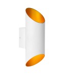 Tube wall lamps - Lucide QUIRIJN Wall-mounted G9 1x40W White/Matte Gold/Brass 09233/01/31 - product 1