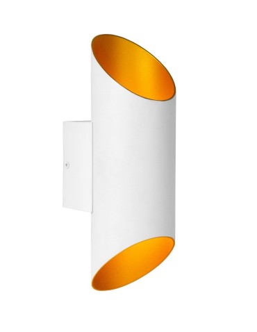 Lucide QUIRIJN Wall-mounted G9 1x40W White/Matte Gold/Brass 09233/01/31