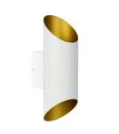 Tube wall lamps - Lucide QUIRIJN Wall-mounted G9 1x40W White/Matte Gold/Brass 09233/01/31 - product 2