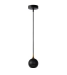 Pendant lamps - Lucide FAVORI Pendant GU10 1x5W Black/Matte Gold/Brass 09434/01/30 - product 2