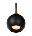 Pendant lamps - Lucide FAVORI Pendant GU10 1x5W Black/Matte Gold/Brass 09434/01/30 - product 7