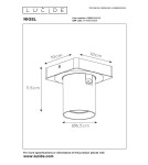 Ceiling spotlights - Lucide NIGEL LED Reflector Ceiling GU10 1x5W 2200-3000K Matte Gold/Silver 09929/05/02 - product 5