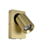 Adjustable wall lamps - Lucide NIGEL LED GU10 Wall Reflector 1x5W 2200-3000K with USB socket Matte Gold/Silver 09929/06/02 - product 2