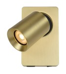 Adjustable wall lamps - Lucide NIGEL LED GU10 Wall Reflector 1x5W 2200-3000K with USB socket Matte Gold/Silver 09929/06/02 - product 3