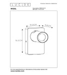 Adjustable wall lamps - Lucide NIGEL LED GU10 Wall Reflector 1x5W 2200-3000K with USB socket Matte Gold/Silver 09929/06/02 - product 5