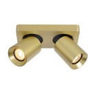 Spotlight ceiling lamps - Lucide NIGEL LED Reflector Ceiling GU10 2x5W 2200-3000K Gold Matte/Brass 09929/10/02 - product 1