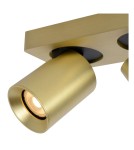Spotlight ceiling lamps - Lucide NIGEL LED Reflector Ceiling GU10 2x5W 2200-3000K Gold Matte/Brass 09929/10/02 - product 6