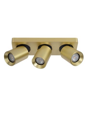 Lucide NIGEL LED GU10 Ceiling Reflector 3x5W 2200-3000K Matte Gold/Silver 09929/15/02 - product 2