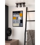 Spotlight ceiling lamps - Lucide NIGEL LED Reflector Ceiling GU10 3x5W 2200-3000K Black 09929/15/16 - product 2