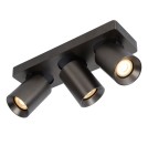 Spotlight ceiling lamps - Lucide NIGEL LED Reflector Ceiling GU10 3x5W 2200-3000K Black 09929/15/16 - product 4