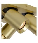 Spotlight ceiling lamps - Lucide NIGEL LED Reflector Ceiling GU10 4x5W 2200-3000K Gold Matte/Brass 09929/20/02 - product 5