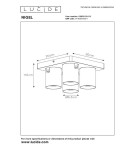 Spotlight ceiling lamps - Lucide NIGEL LED Reflector Ceiling GU10 4x5W 2200-3000K Gold Matte/Brass 09929/20/02 - product 6