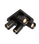 Spotlight ceiling lamps - Lucide NIGEL LED GU10 4x5W 2200-3000K Ceiling Reflector Black 09929/20/16 - product 1