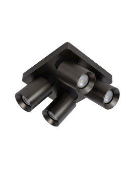 Lucide NIGEL Sufitowa Reflektorowa LED GU10 4x5W 2200-3000K Czarny 09929/20/16 - produkt 2