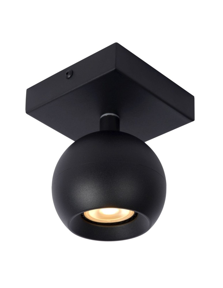 Ceiling spotlights - Lucide FAVORI Reflector Ceiling GU10 1x5W Black 09932/01/30 - product kolory-swiatla.pl 3