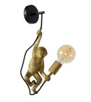 Wall lamps - Lucide EXTRAVAGANZA CHIMP Wall-mounted E27 1x40W Black/Gold 10202/01/30 - product 2