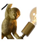 Wall lamps - Lucide EXTRAVAGANZA CHIMP Wall-mounted E27 1x40W Black/Gold 10202/01/30 - product 5