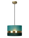 Lucide EXTRAVAGANZA TUSSE Pendant E27 1x40W Green/Gold 10409/01/33