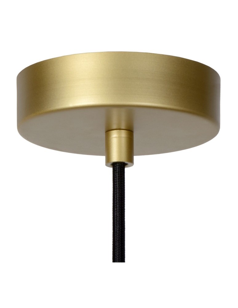 Pink pendant lamps - Lucide EXTRAVAGANZA TUSSE Pendant E27 1x40W Pink/Gold 10409/01/66 - product kolory-swiatla.pl 4