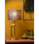 Table lamps with lampshade - Lucide EXTRAVAGANZA MISS TALL Desk E27 1x60W Gold Matte/Brass/Bronze 10506/81/02 - product 4