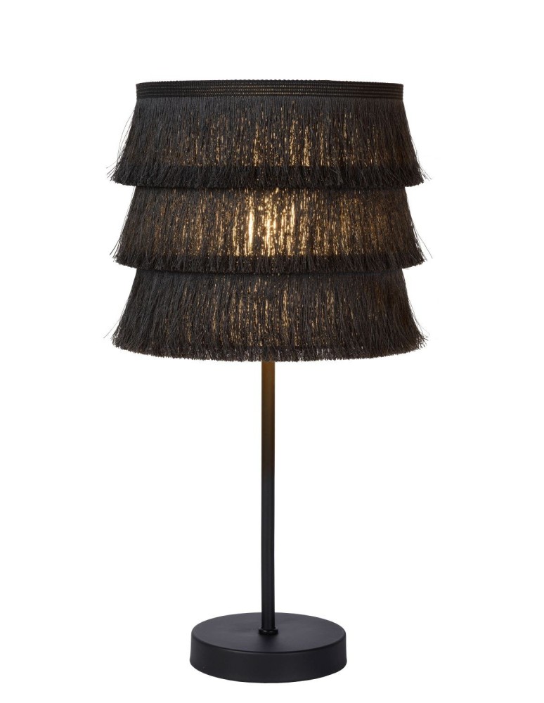 Boho table lamps - Lucide EXTRAVAGANZA TOGO Desk E14 1x40W Gray/Black 10507/81/36 - product kolory-swiatla.pl 1