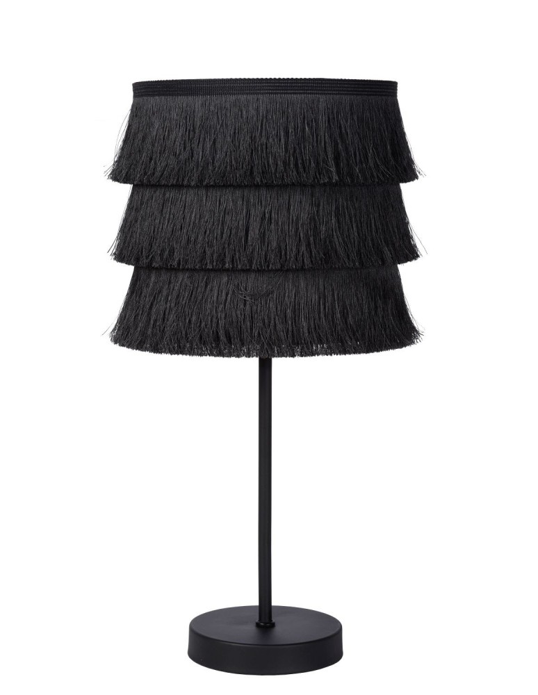 Boho table lamps - Lucide EXTRAVAGANZA TOGO Desk E14 1x40W Gray/Black 10507/81/36 - product kolory-swiatla.pl 2