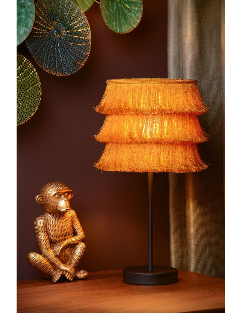 Boho table lamps - Lucide EXTRAVAGANZA TOGO Desk E14 1x40W Yellow/Black 10507/81/44 - product kolory-swiatla.pl 4